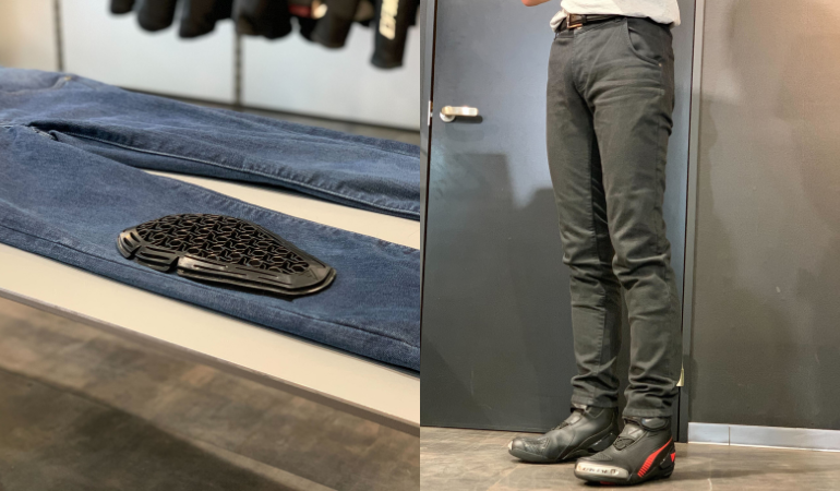 見た目と性能を両立するライディングデニム-”5-POCKET DENIM SLIM PANTS”